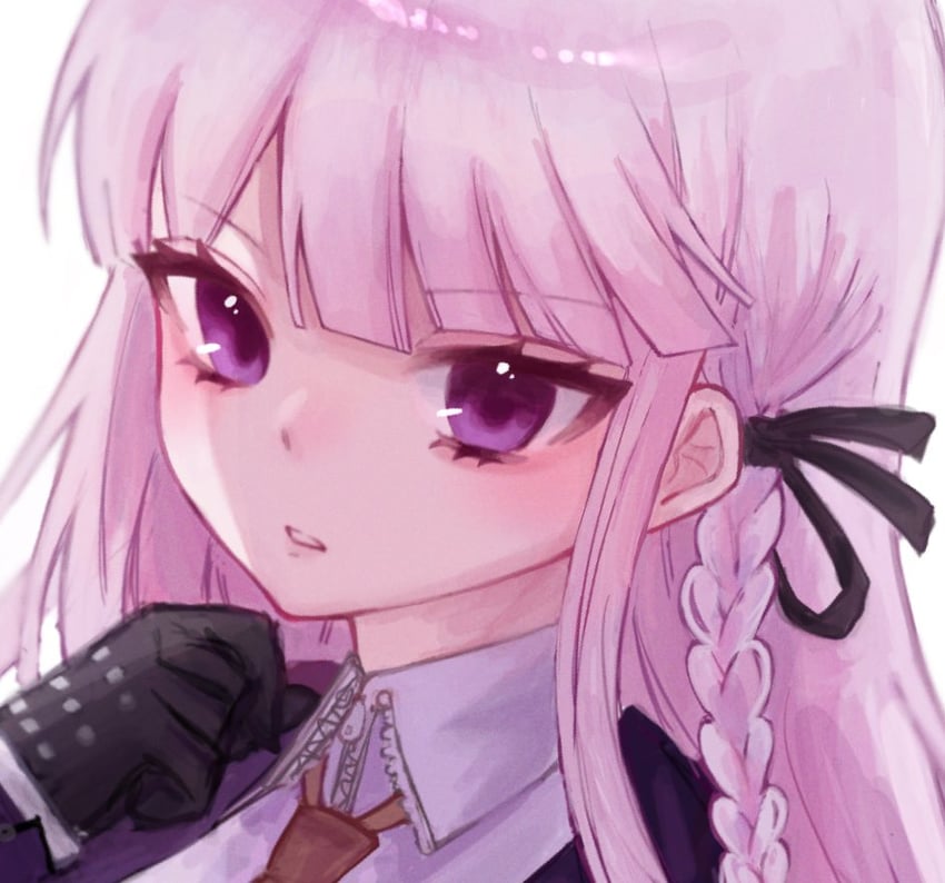 kirigiri kyoko (danganronpa and 1 more) drawn by sll_ux