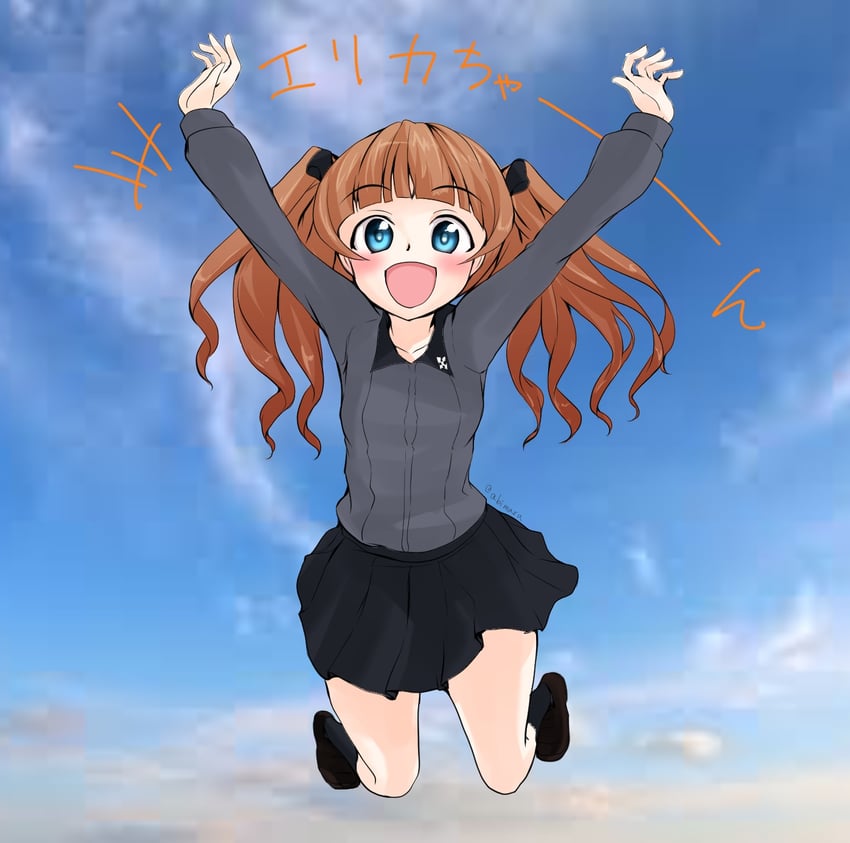 rou leila (girls und panzer and 1 more) drawn by abimaru_gup
