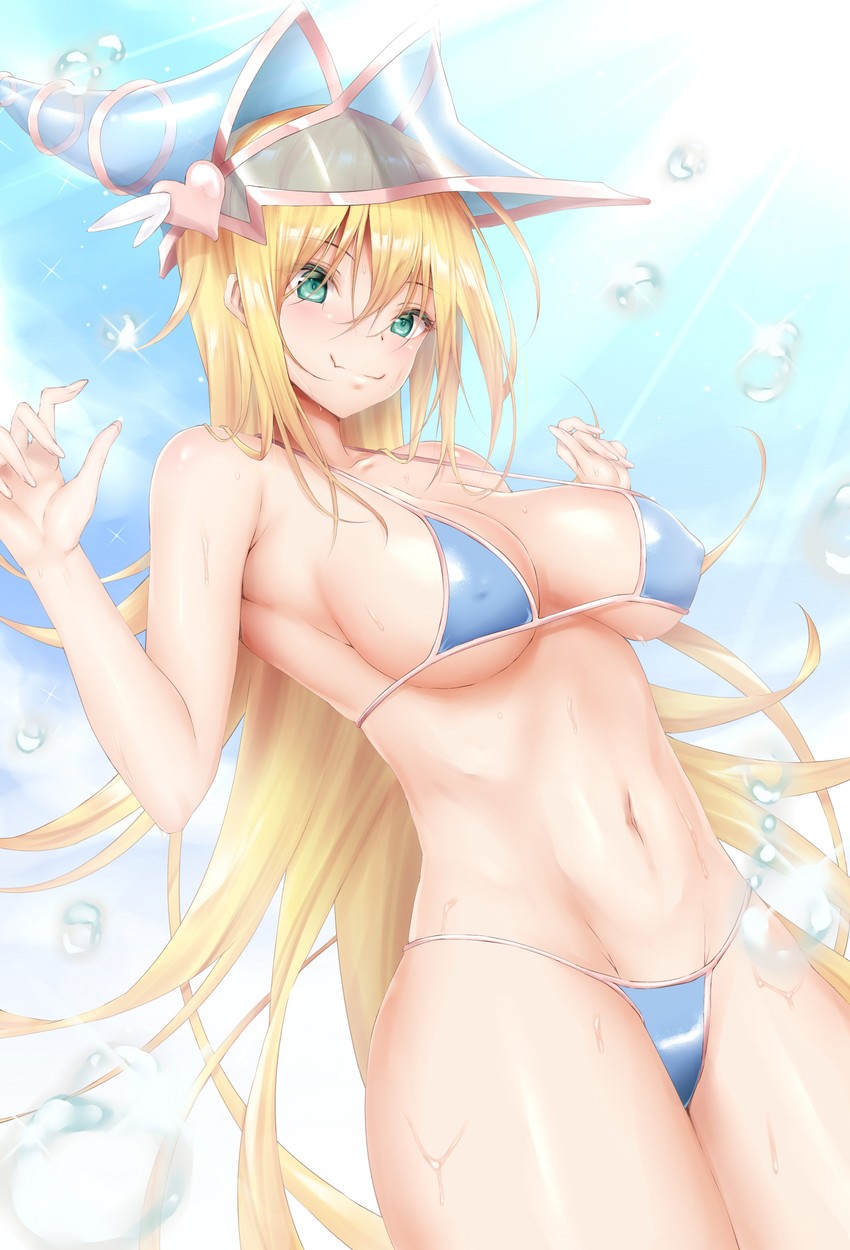 dark magician girl (yu-gi-oh!) drawn by calcio