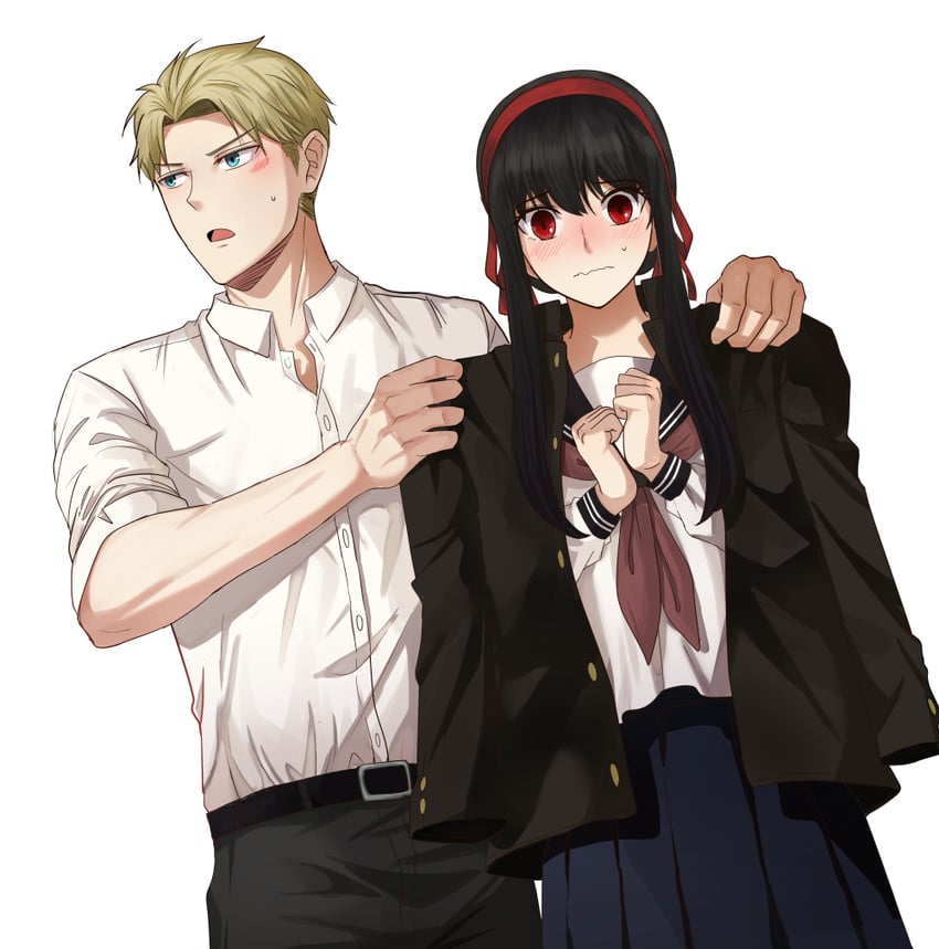 yor briar and twilight (spy x family) drawn by haoho