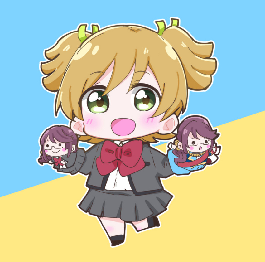 daiba nana and hoshimi junna (shoujo kageki revue starlight) drawn by nozo_(hitomiz)