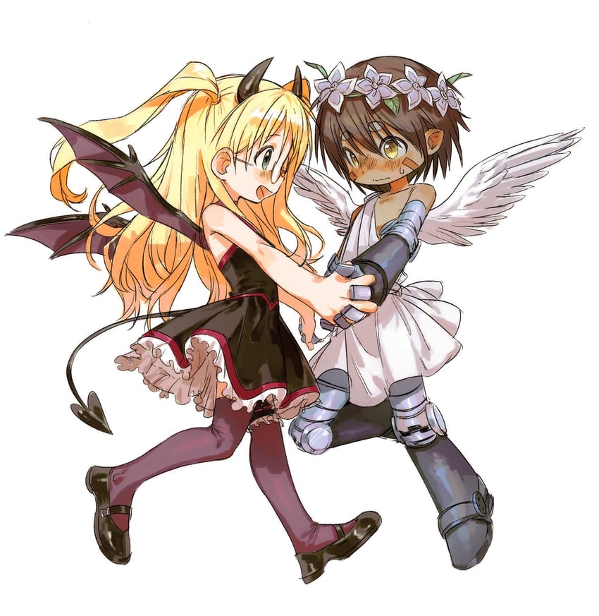 reg and riko (made in abyss) drawn by goranitrainer