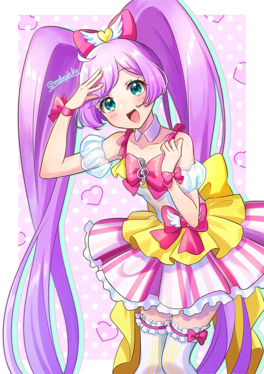 manaka laala (pretty series and 1 more) drawn by mendamen