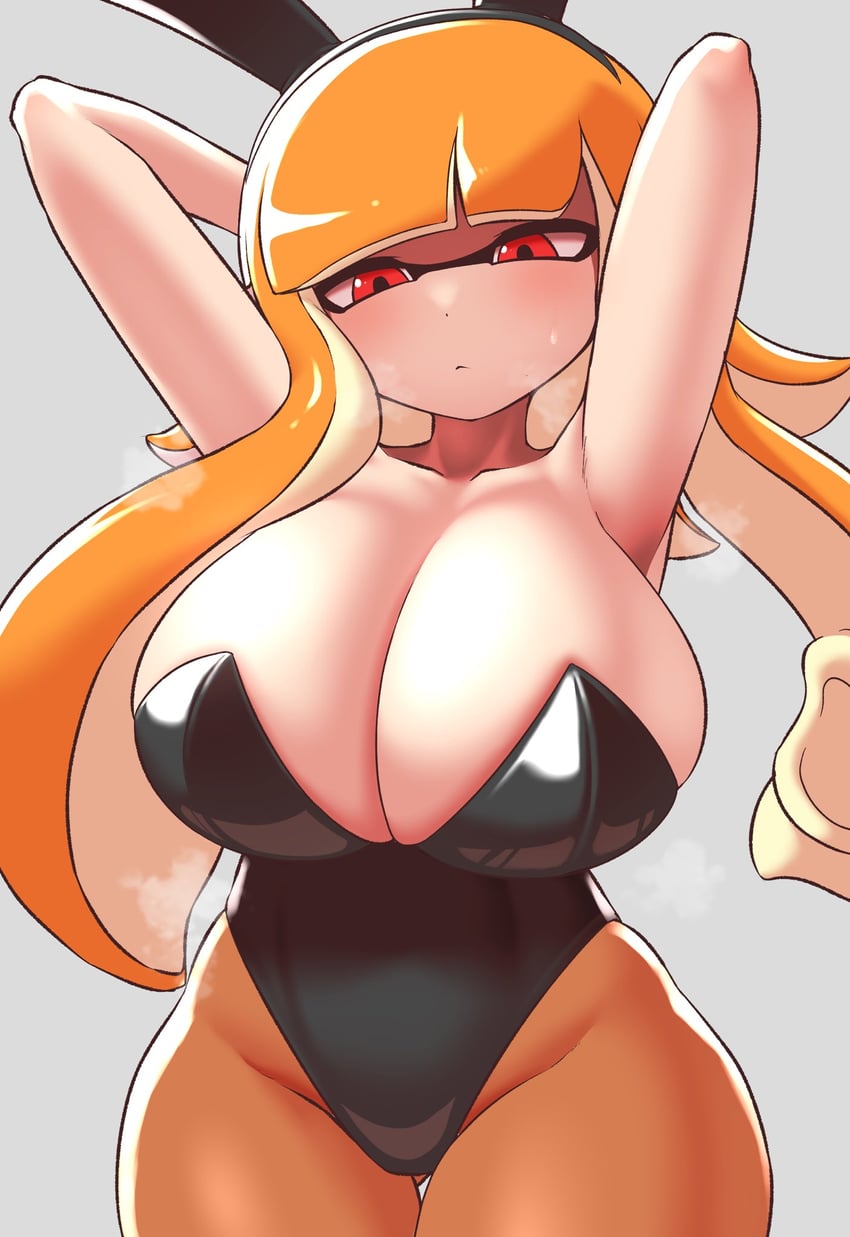 inkling player character and inkling girl (splatoon) drawn by pero_(pero7762)