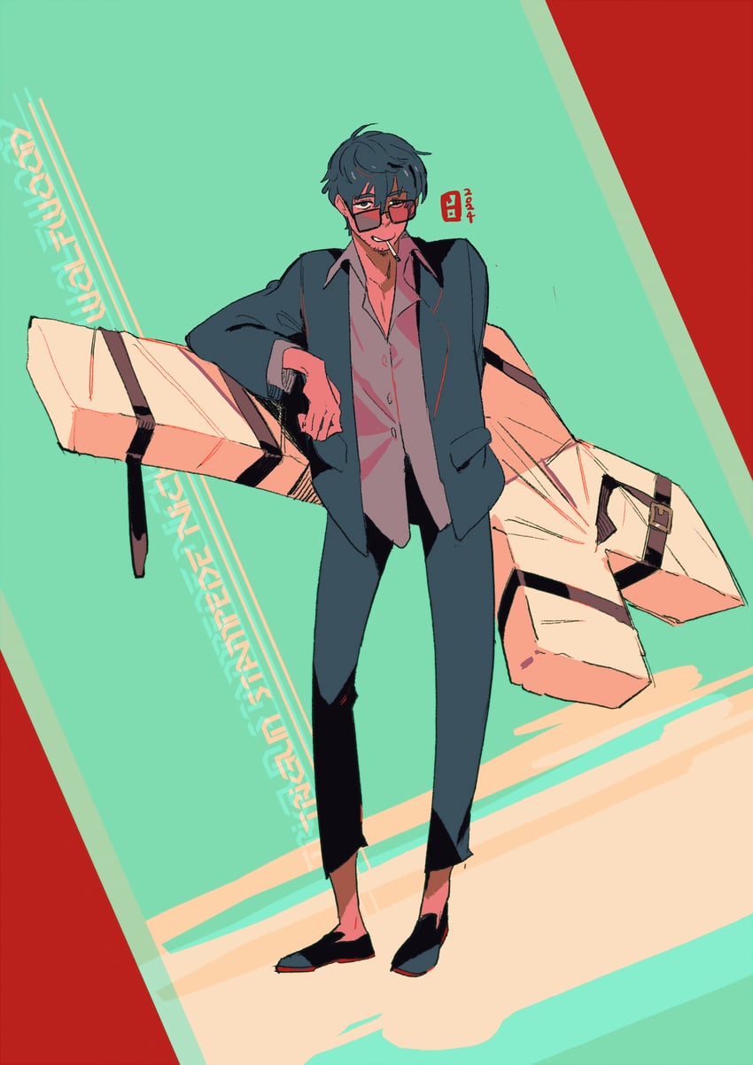 nicholas d. wolfwood (trigun and 1 more) drawn by steelscarlet
