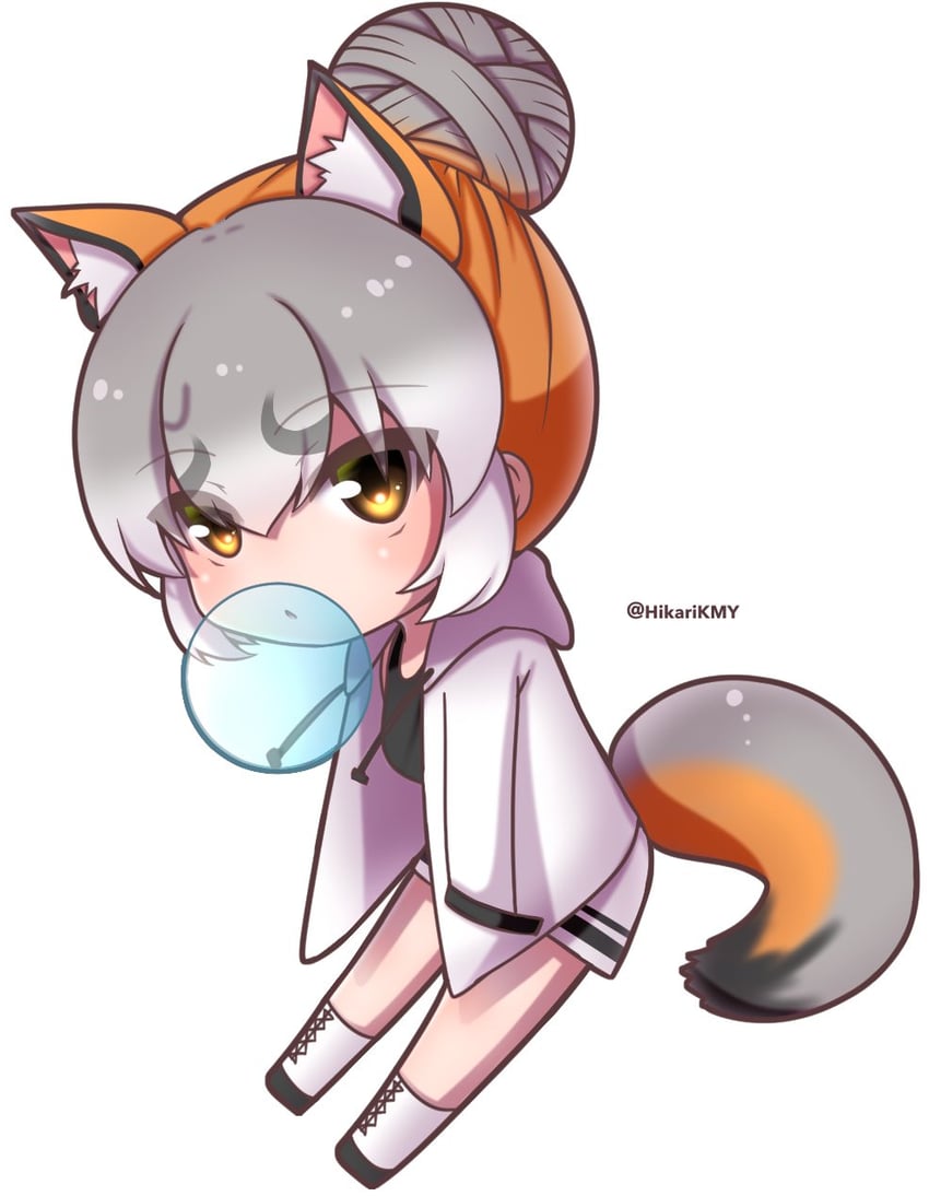 island fox (kemono friends and 1 more) drawn by hikarikmy