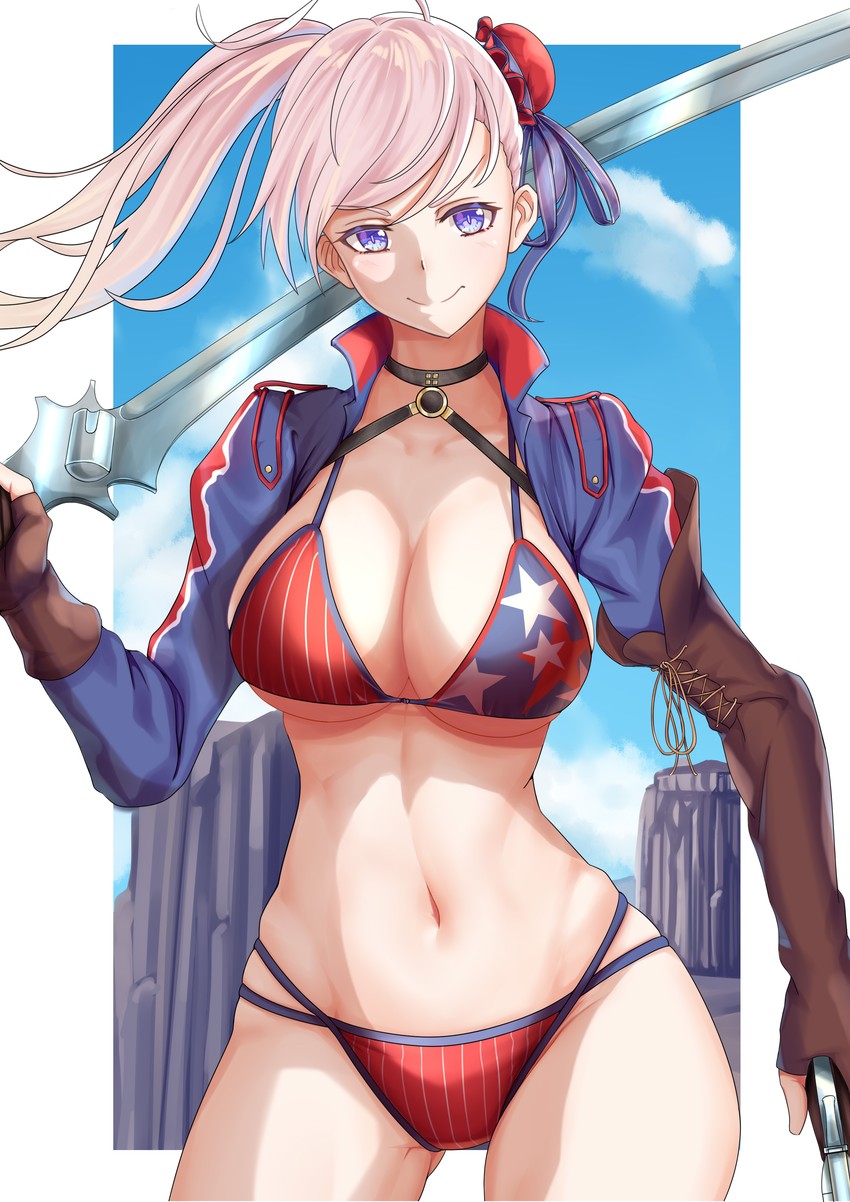miyamoto musashi (fate and 1 more) drawn by katsuki_kazutsuki