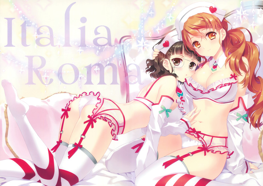 littorio, roma, and italia (kantai collection) drawn by carnelian