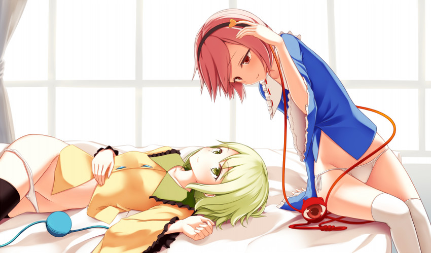 komeiji koishi and komeiji satori (touhou) drawn by pspmaru