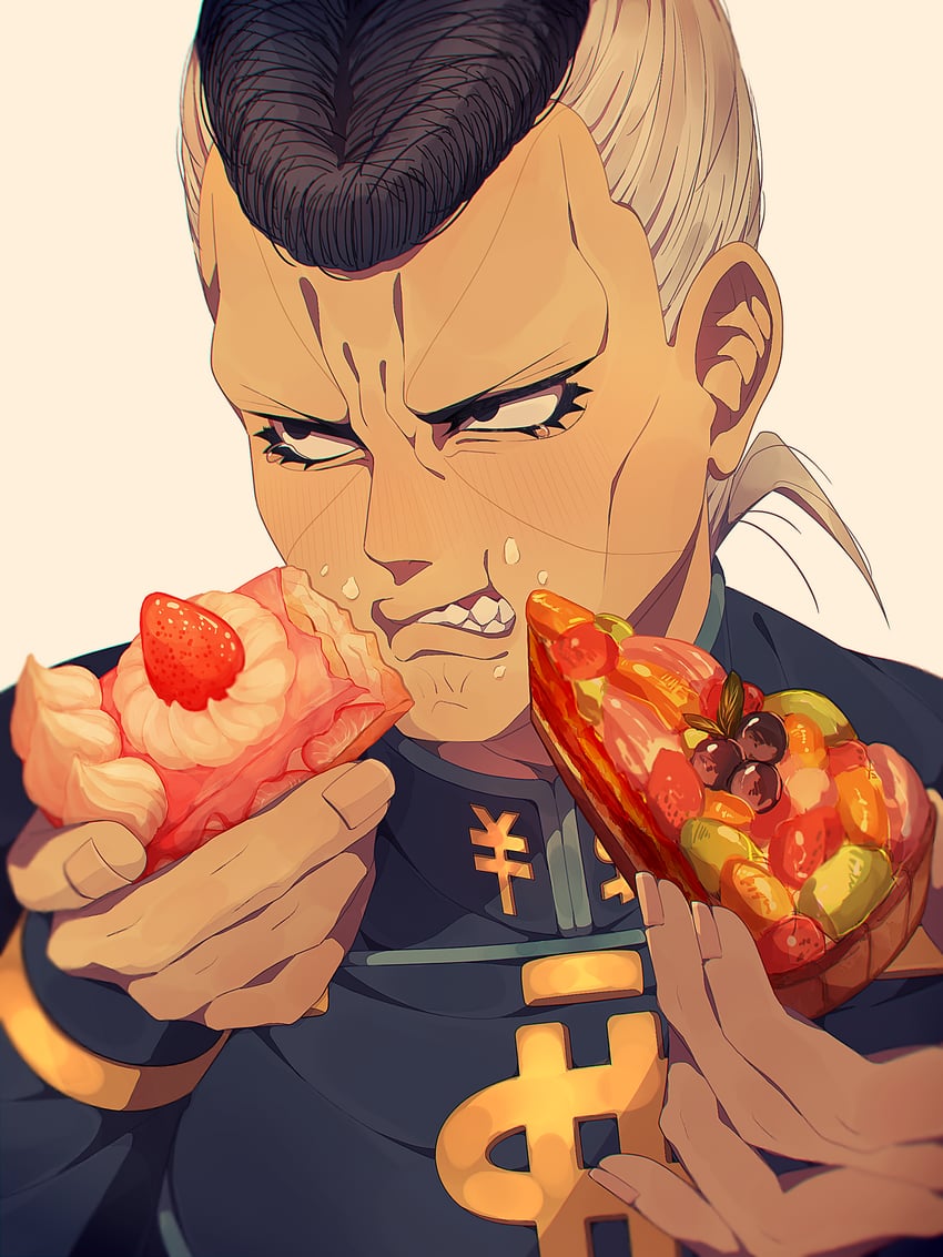 nijimura okuyasu (jojo no kimyou na bouken and 1 more) drawn by siniy