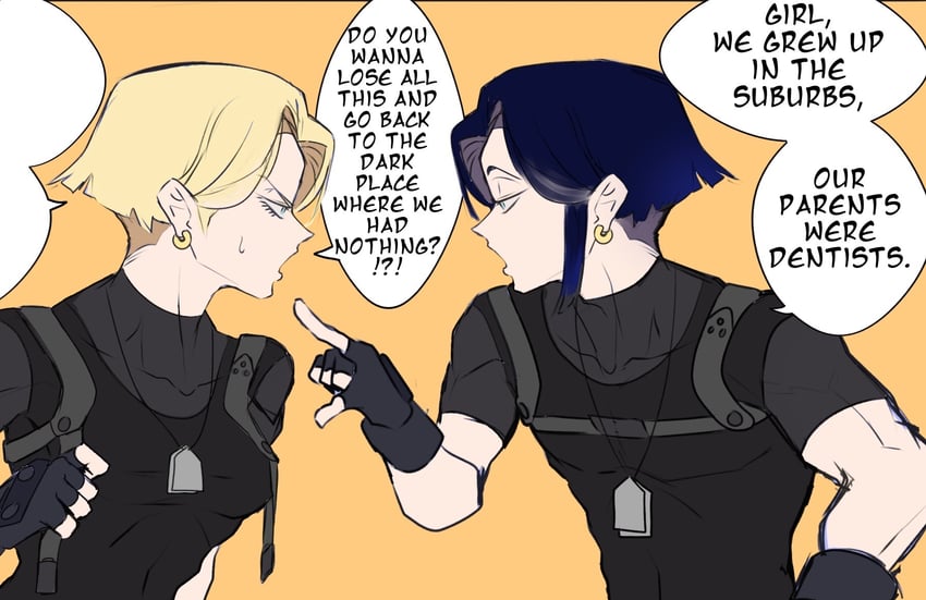 android 18 and android 17 (dragon ball and 1 more) drawn by amiz06