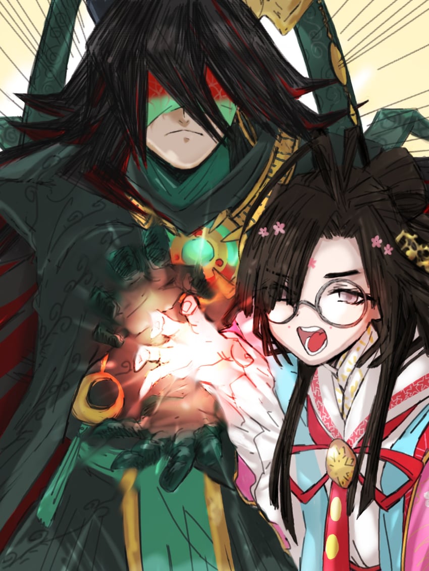 ono no komachi and ono no takamura (fate and 3 more) drawn by popopo0000001