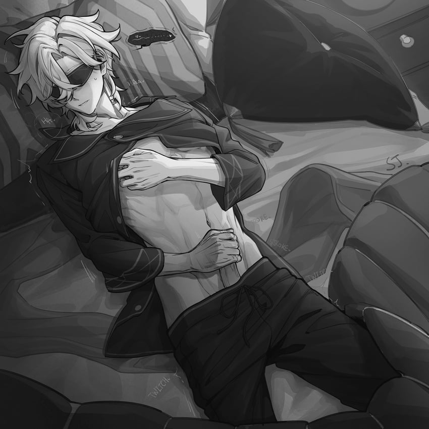 aventurine (honkai and 1 more) drawn by shjin_cut