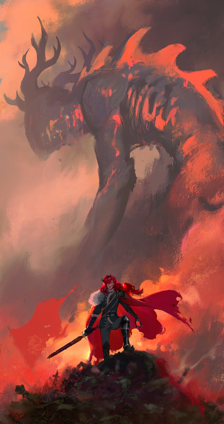 blood emperor (lord of the mysteries) drawn by reneelric