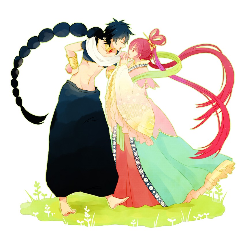 judal and ren kougyoku (magi the labyrinth of magic) drawn by yy888s