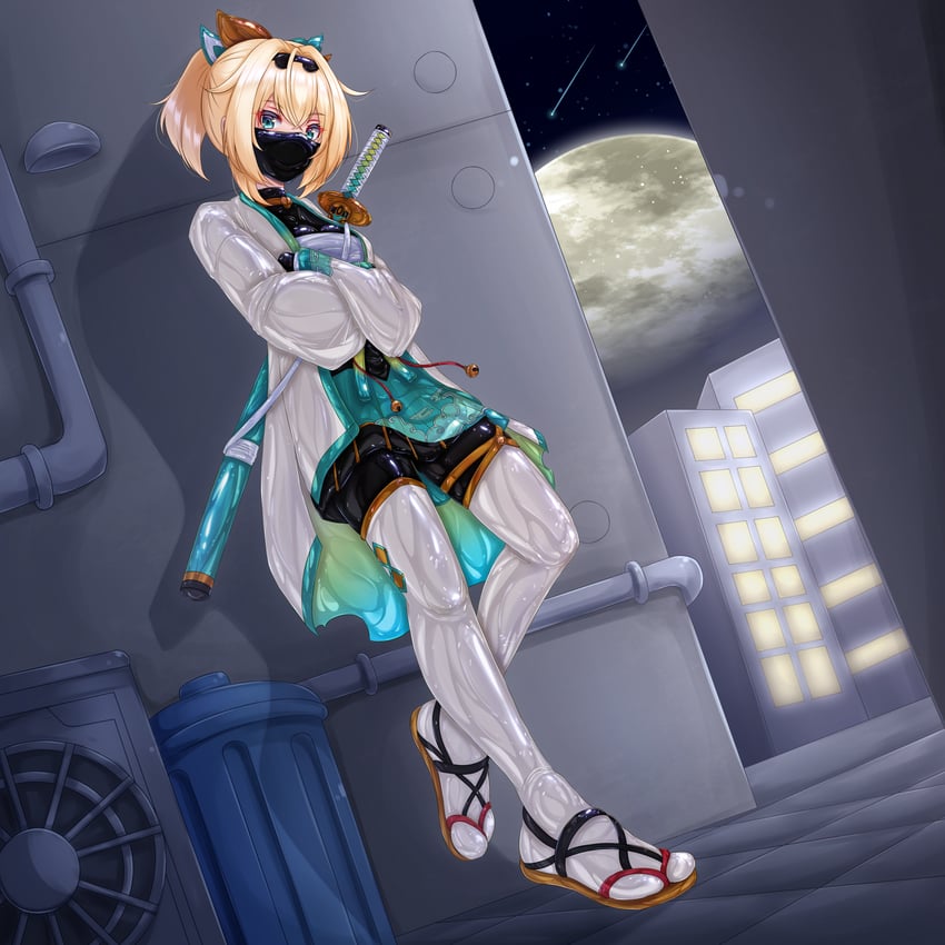 kazama iroha (hololive) drawn by riretsuto