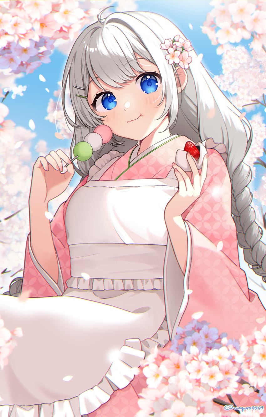 kizuna akari (vocaloid and 1 more) drawn by binchou_maguro