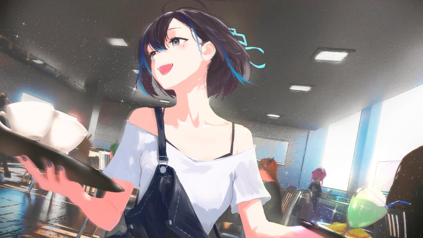 nanashi mumei, minato aqua, ceres fauna, kiryu coco, and yubari rei (hololive and 2 more) drawn by cohi27151463