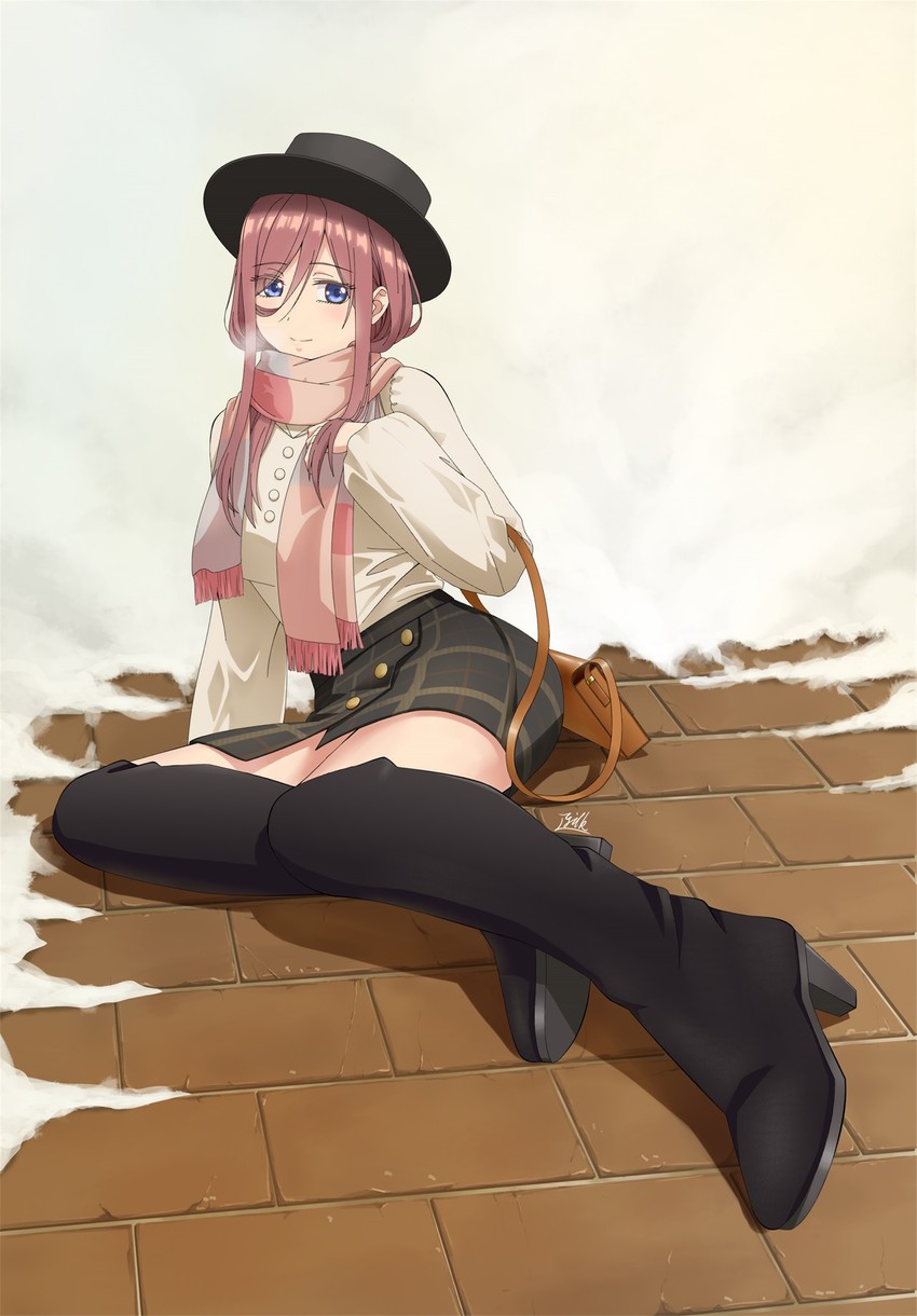 nakano miku (go-toubun no hanayome) drawn by milk_(1667865540)