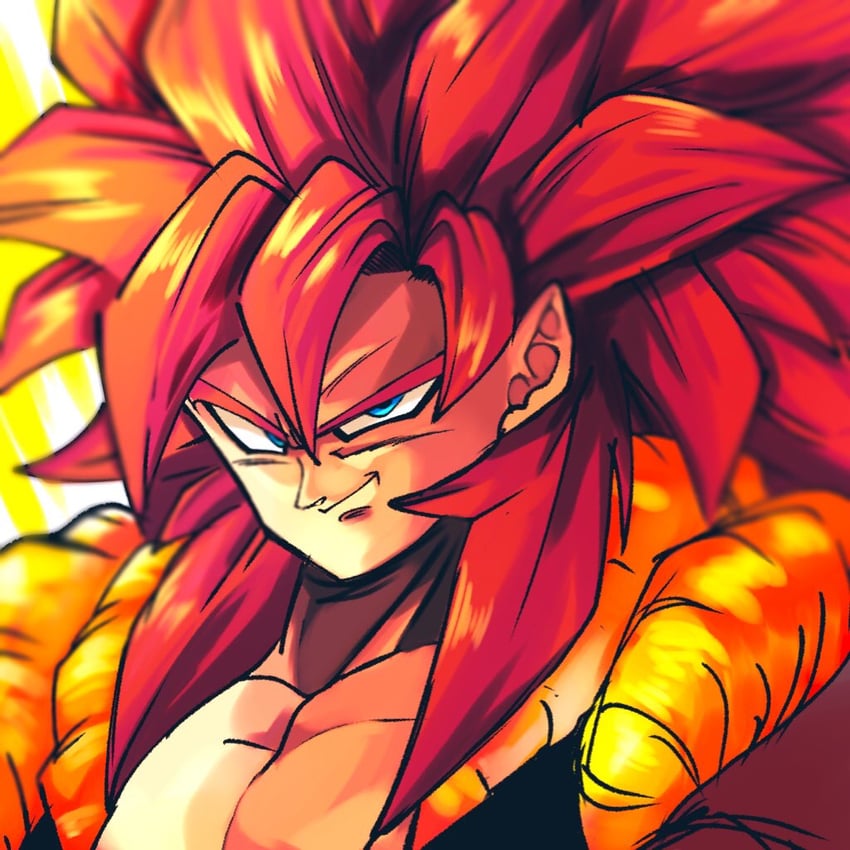 gogeta (dragon ball and 1 more) drawn by 9302w_(user_wjpg8475)