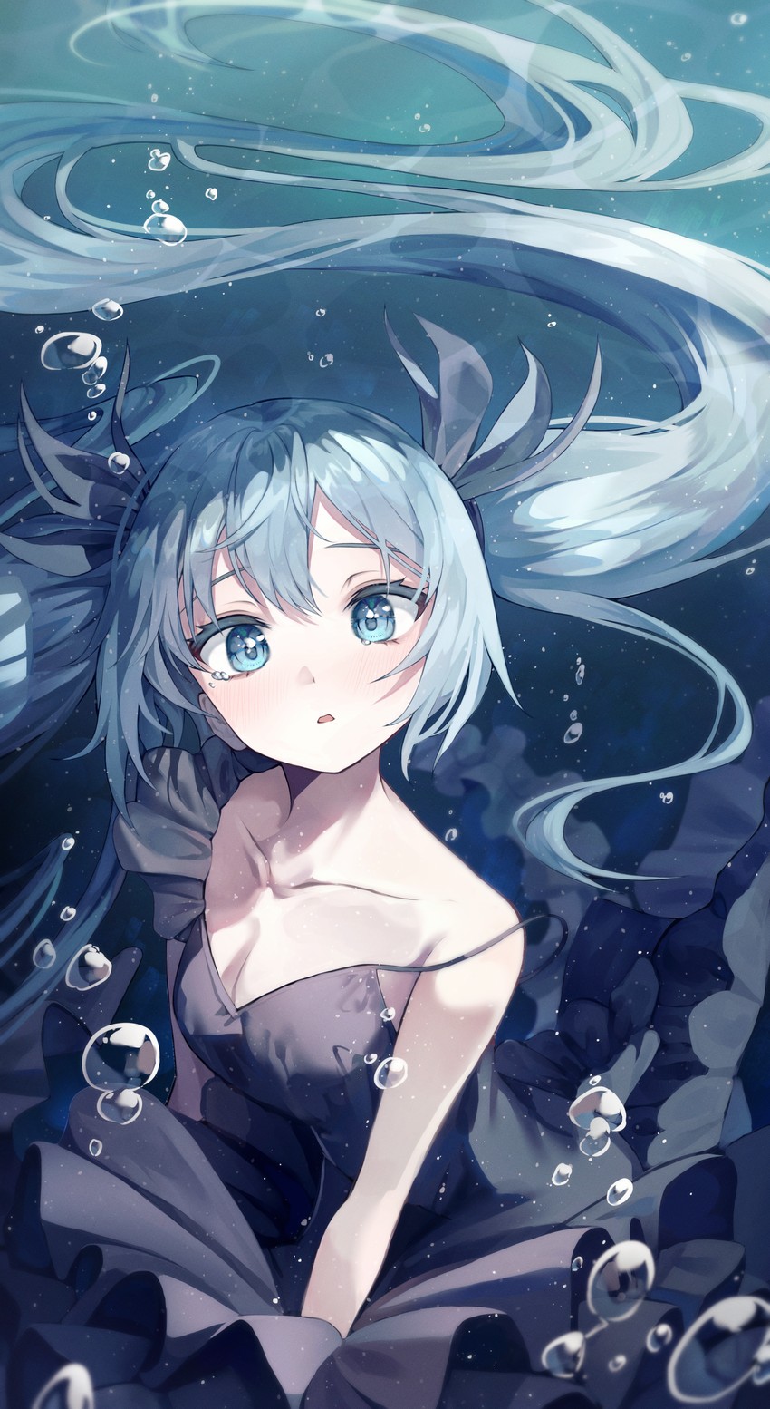 hatsune miku (vocaloid and 1 more) drawn by han_seol