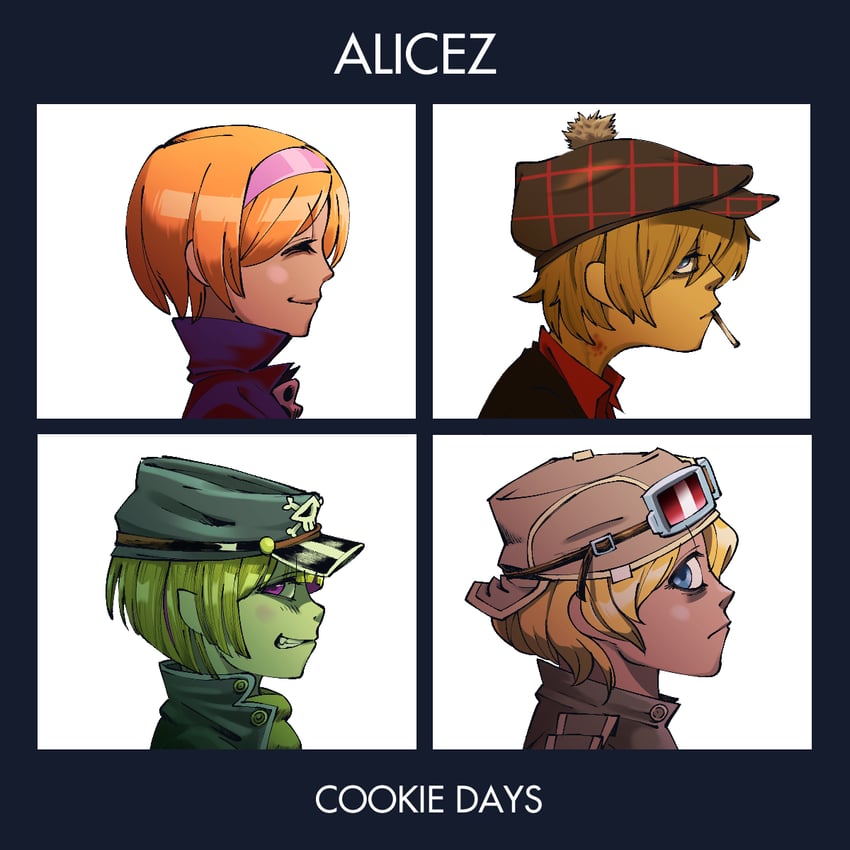 alice margatroid, hinase, taisa, jigen, and sakuranbou (touhou and 3 more) drawn by ukiwagirl