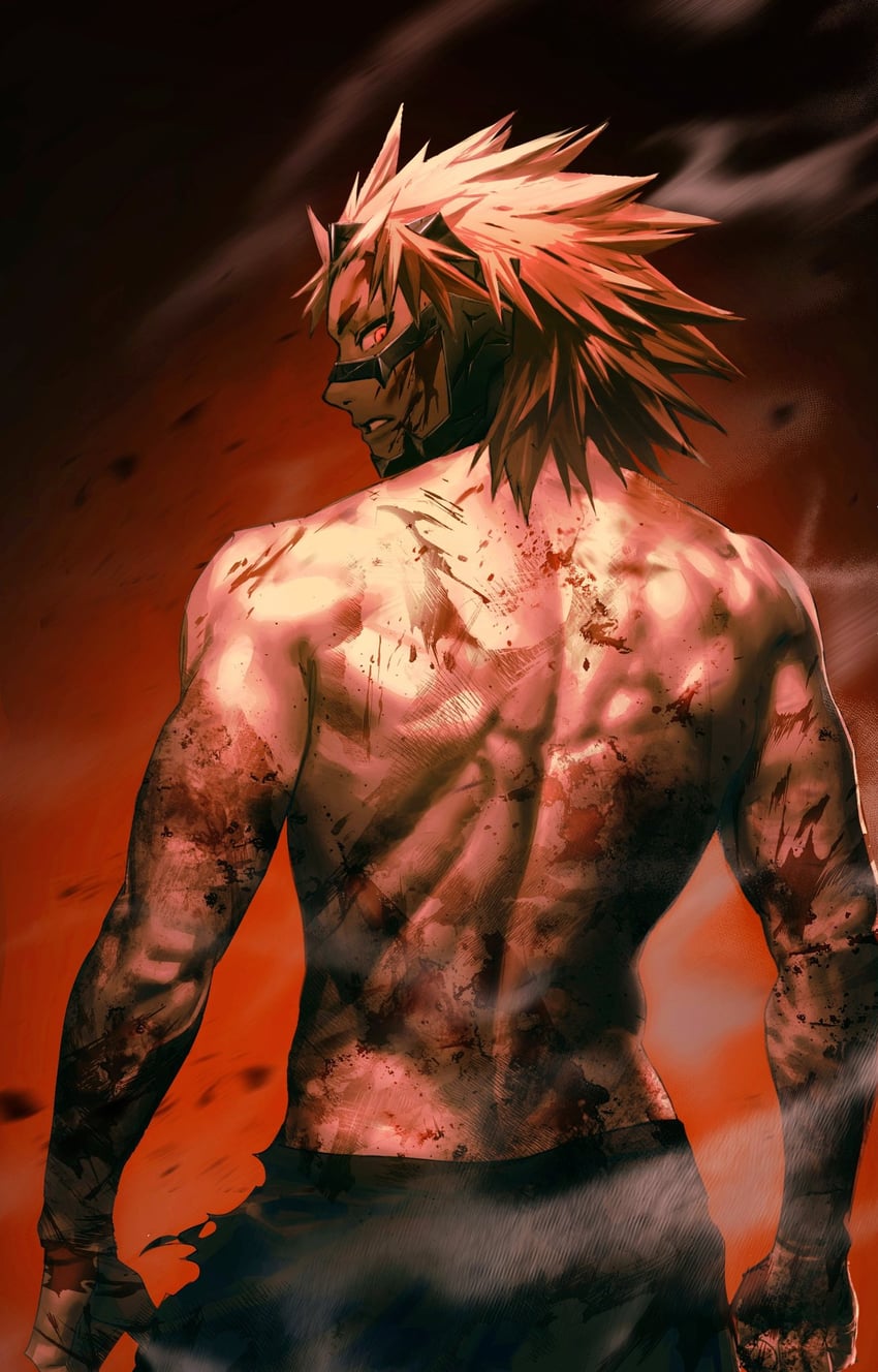 kirishima eijiro (boku no hero academia) drawn by 166_172