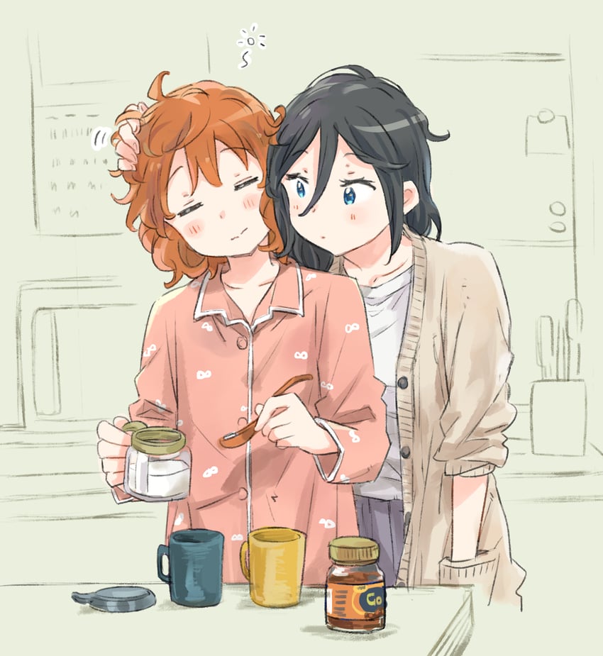 oumae kumiko and tanaka asuka (hibike! euphonium) drawn by amano_shin