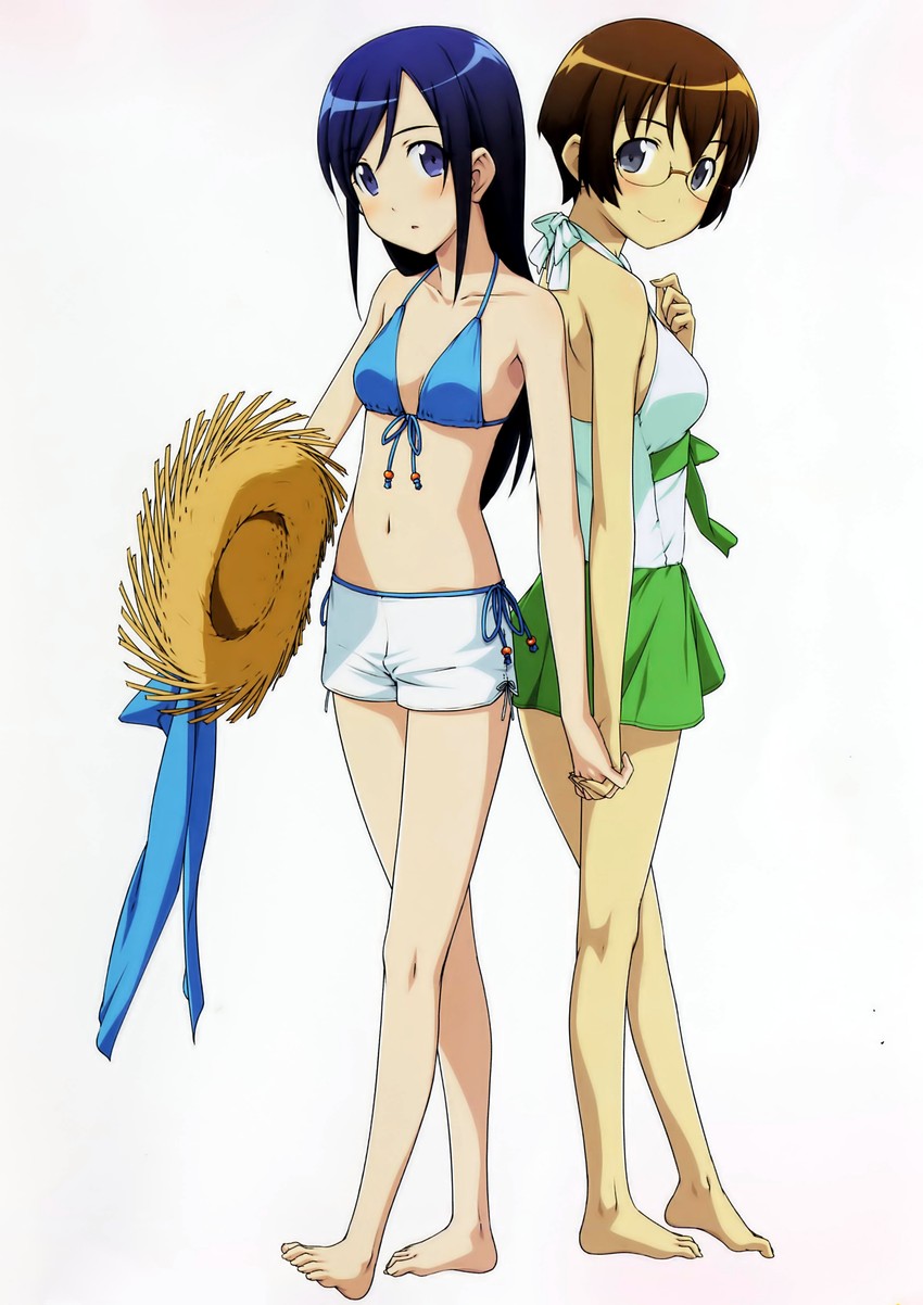 aragaki ayase and tamura manami (ore no imouto ga konna ni kawaii wake ga nai) drawn by kanzaki_hiro