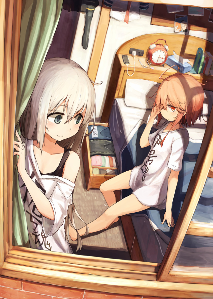 i-58 and u-511 (kantai collection) drawn by beize_(garbage)