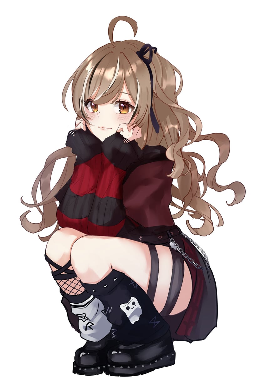 nanashi mumei (hololive and 1 more) drawn by glam_illust
