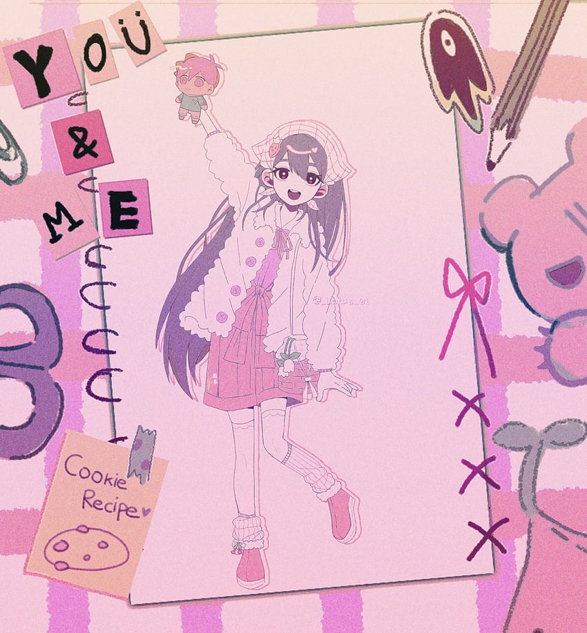 hero, something, and mari (omori) drawn by my_loleeta