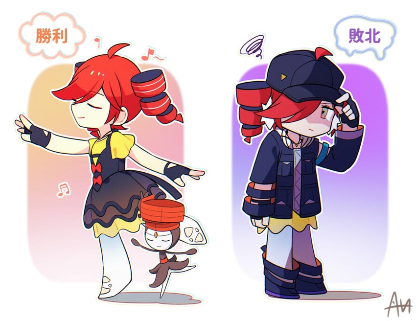kasane teto, meloetta, and rival teto (pokemon and 3 more) drawn by sato_(r017xts117)