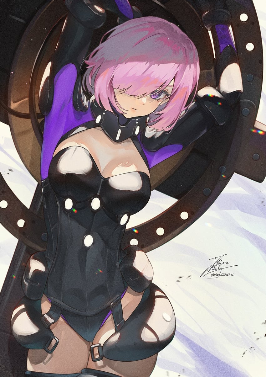 mash kyrielight (fate and 1 more) drawn by fadingz