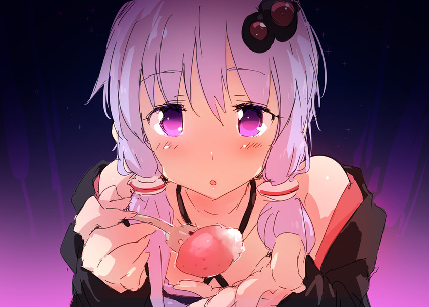 yuzuki yukari (vocaloid and 1 more) drawn by petenshi_(dr._vermilion)