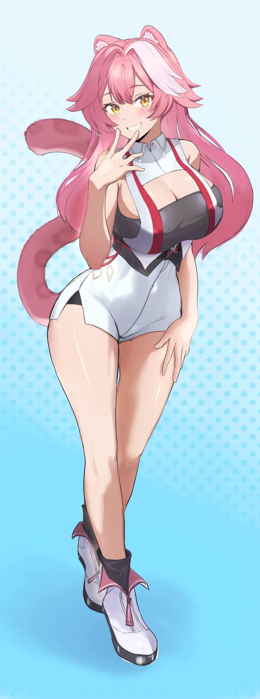 raora panthera (hololive and 1 more) drawn by katosh