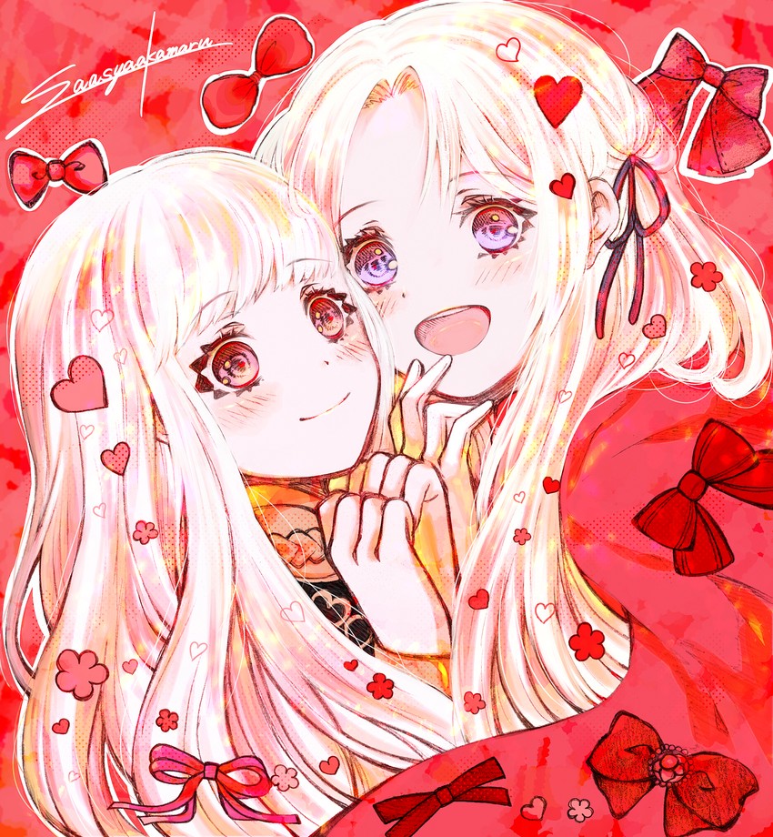 edelgard von hresvelg and lysithea von ordelia (fire emblem and 1 more) drawn by akamaru_saasha