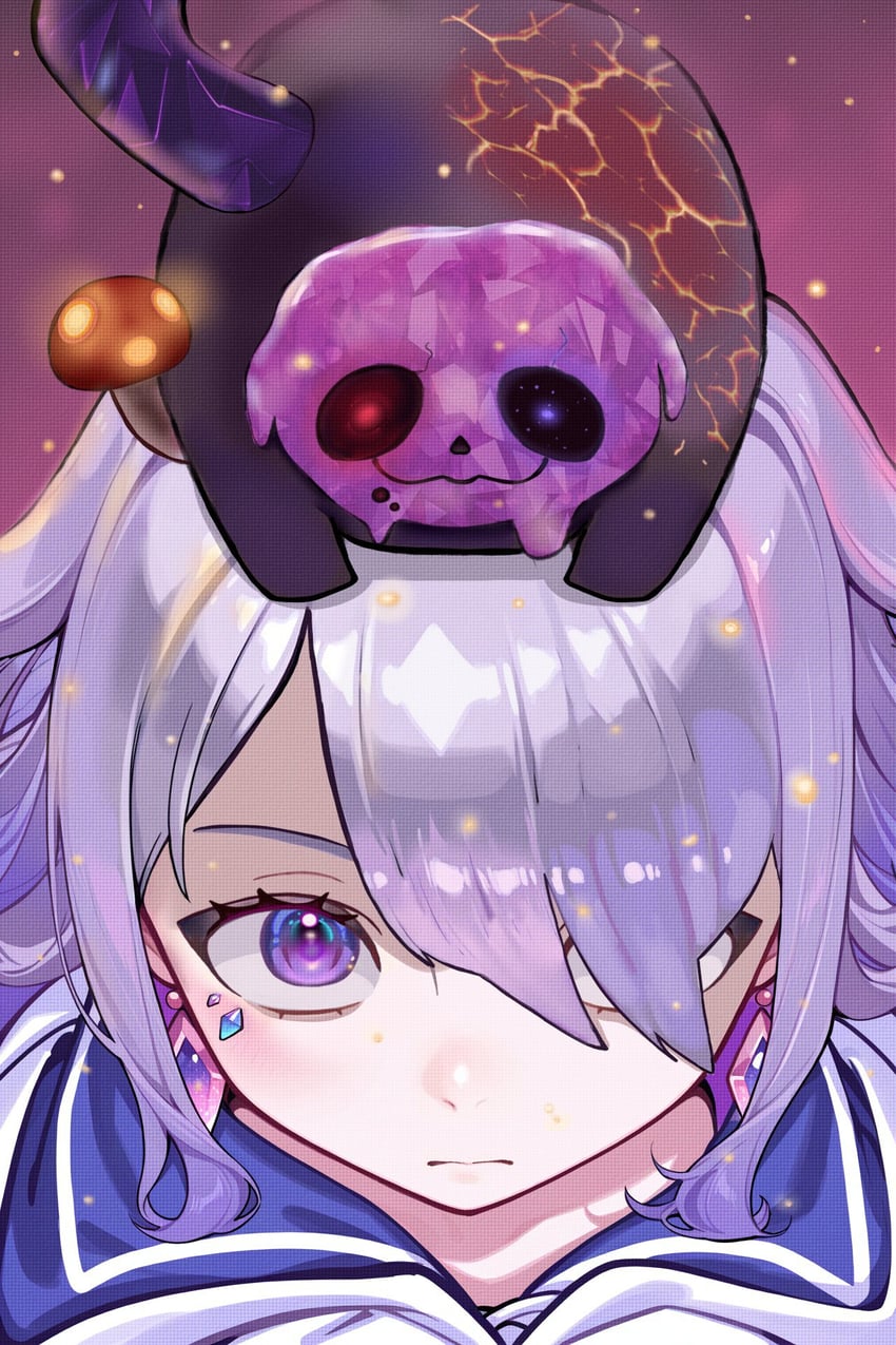 koseki bijou (hololive and 2 more) drawn by captain_skelefun