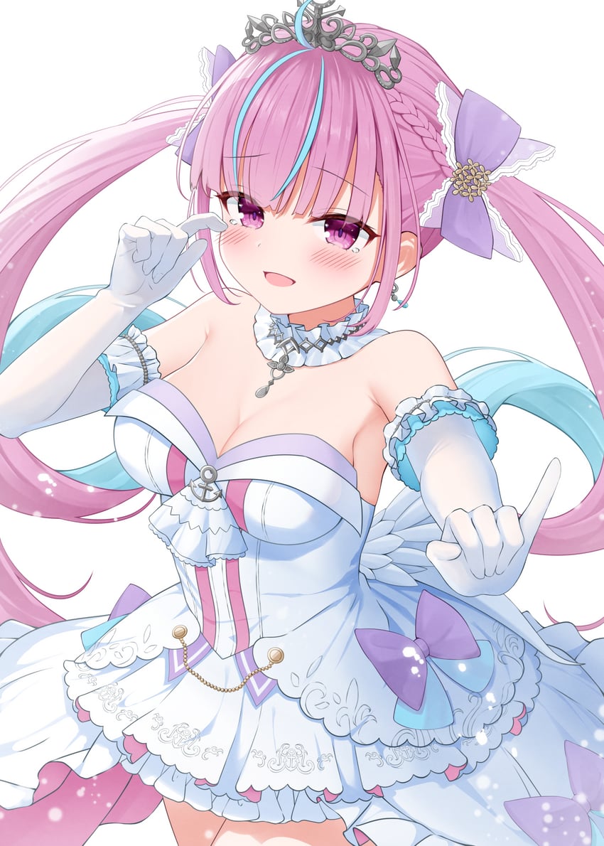 minato aqua (hololive) drawn by mikoo_o39