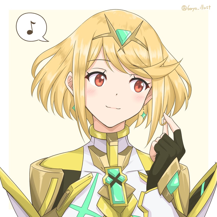 pyra (xenoblade chronicles and 2 more) drawn by ryochan96154