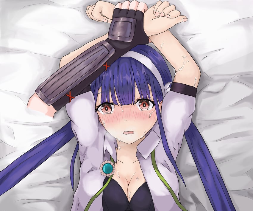 satsuki mari and kanzaki adelheid (heaven burns red) drawn by kaki.