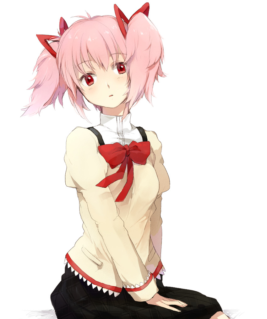 kaname madoka (mahou shoujo madoka magica) drawn by myuu_(hellomagic)