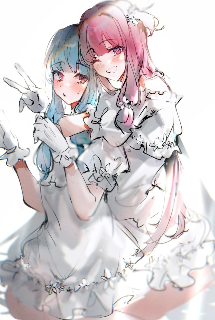kotonoha akane and kotonoha aoi (voiceroid) drawn by imamiya_pinoko