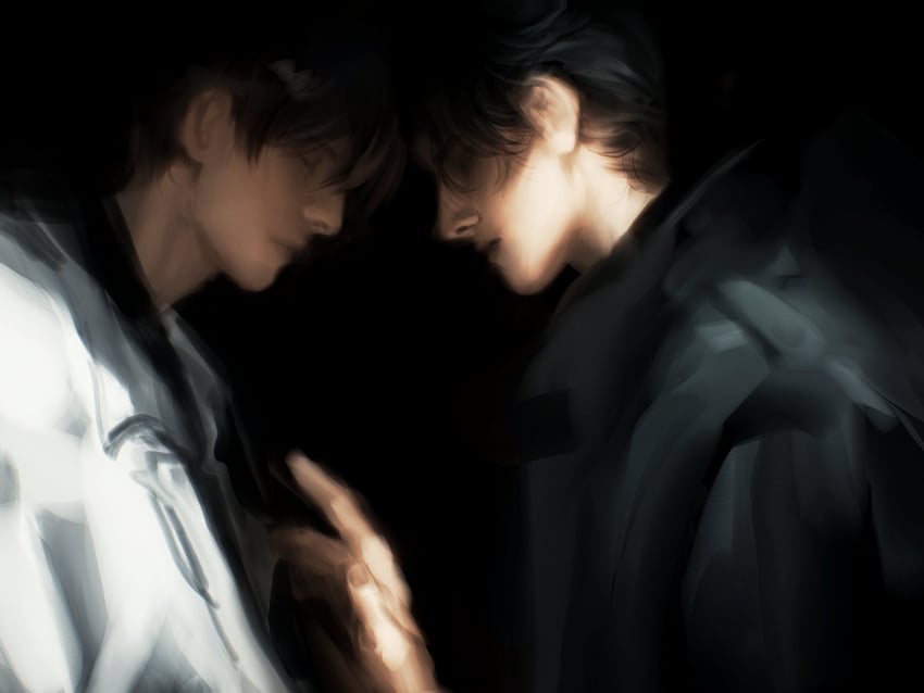 kim dokja and yoo joonghyuk (omniscient reader's viewpoint) drawn by macaronijail