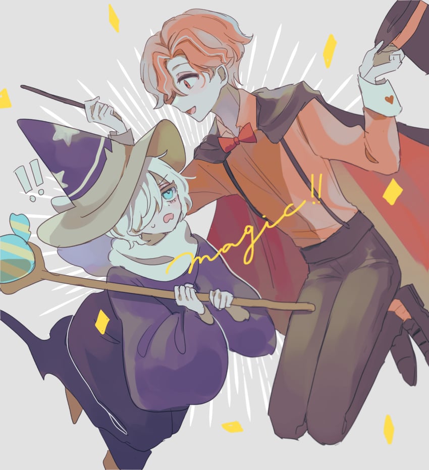 wizard cookie and cinnamon cookie (cookie run and 1 more) drawn by mamimumemo