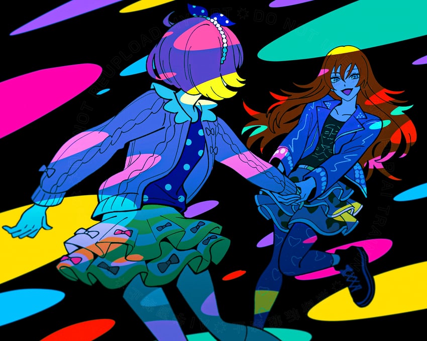 ayase naru and renjouji beru (pretty series and 2 more) drawn by hirumeshi_(t9e2t8r2a9t)