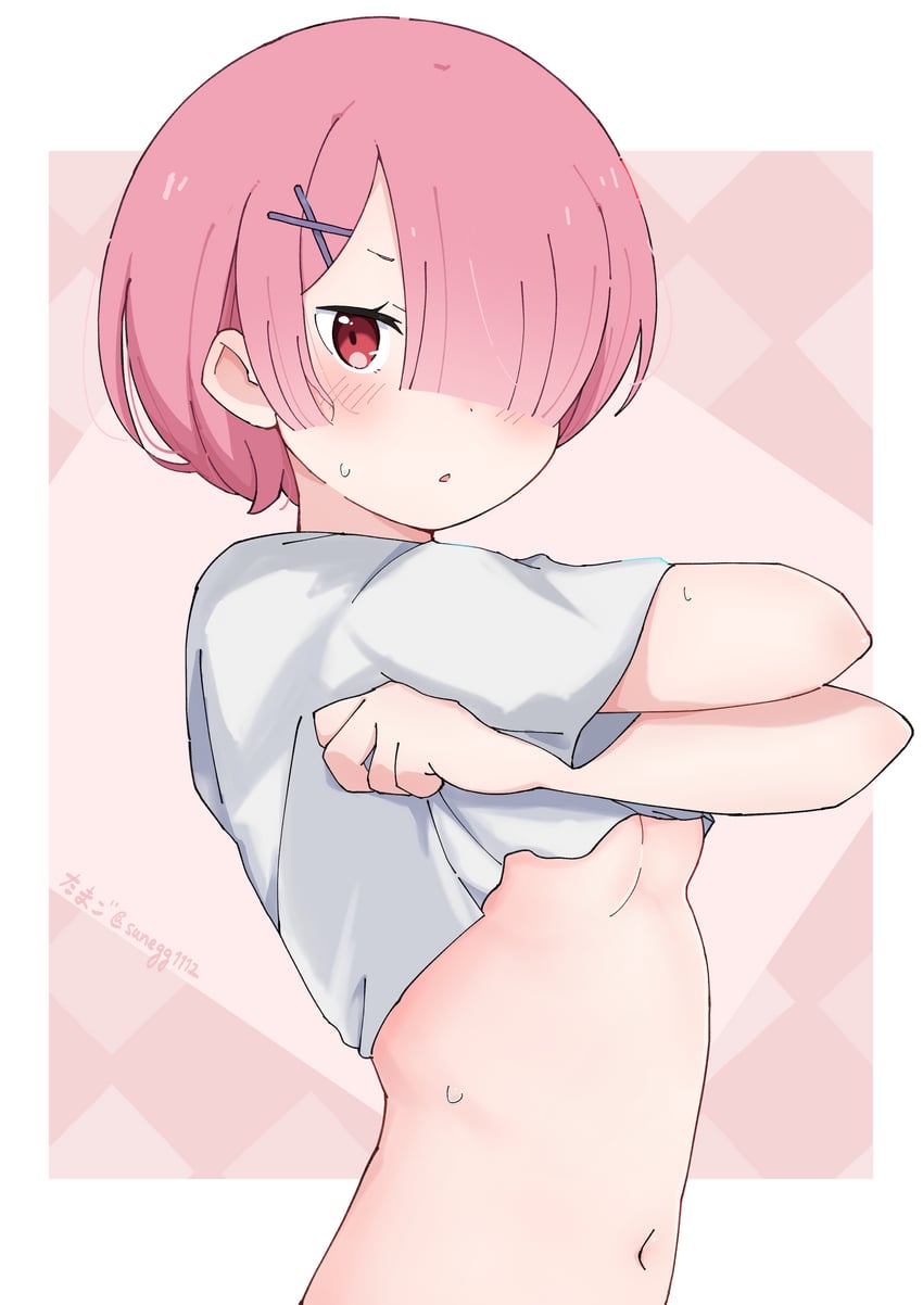 ram (re:zero kara hajimeru isekai seikatsu) drawn by sunegg1112
