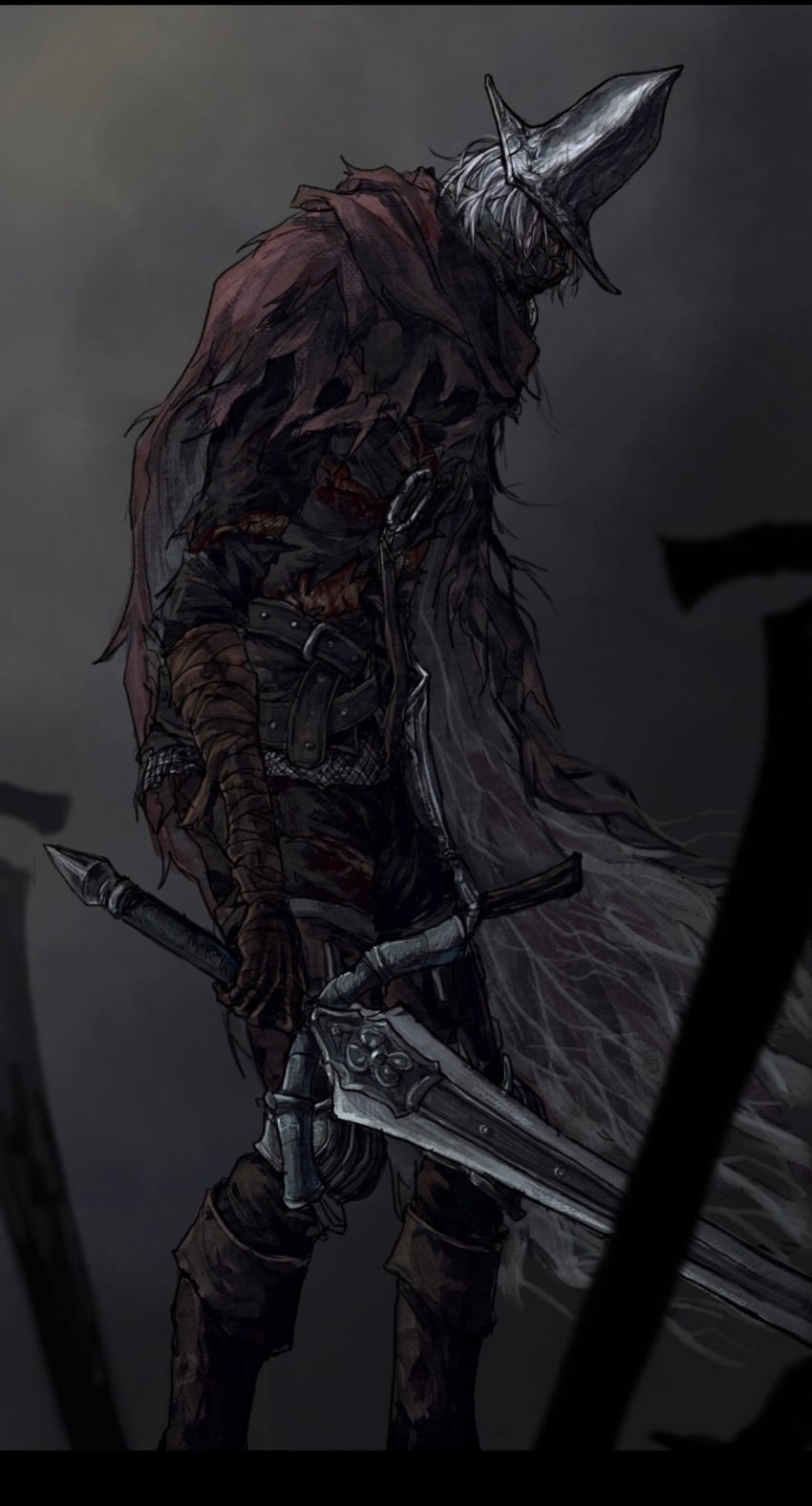 abyss watcher (dark souls and 1 more) drawn by tworain_w