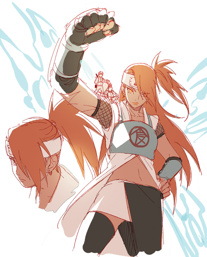 akimichi chouchou, yamanaka inojin, and nara shikadai (naruto) drawn by noeunjung93