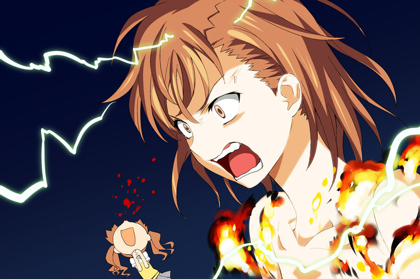 misaka mikoto and shirai kuroko (toaru majutsu no index and 1 more) drawn by a1_(initial-g)